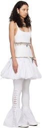 Chopova Lowena White Flip Midi Dress