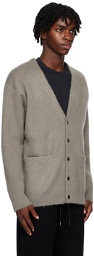 ATTACHMENT Gray Double-Face Cardigan