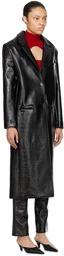 Courrèges Black Strap Coat