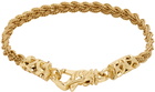 Emanuele Bicocchi Gold Tiny Braided Bracelet