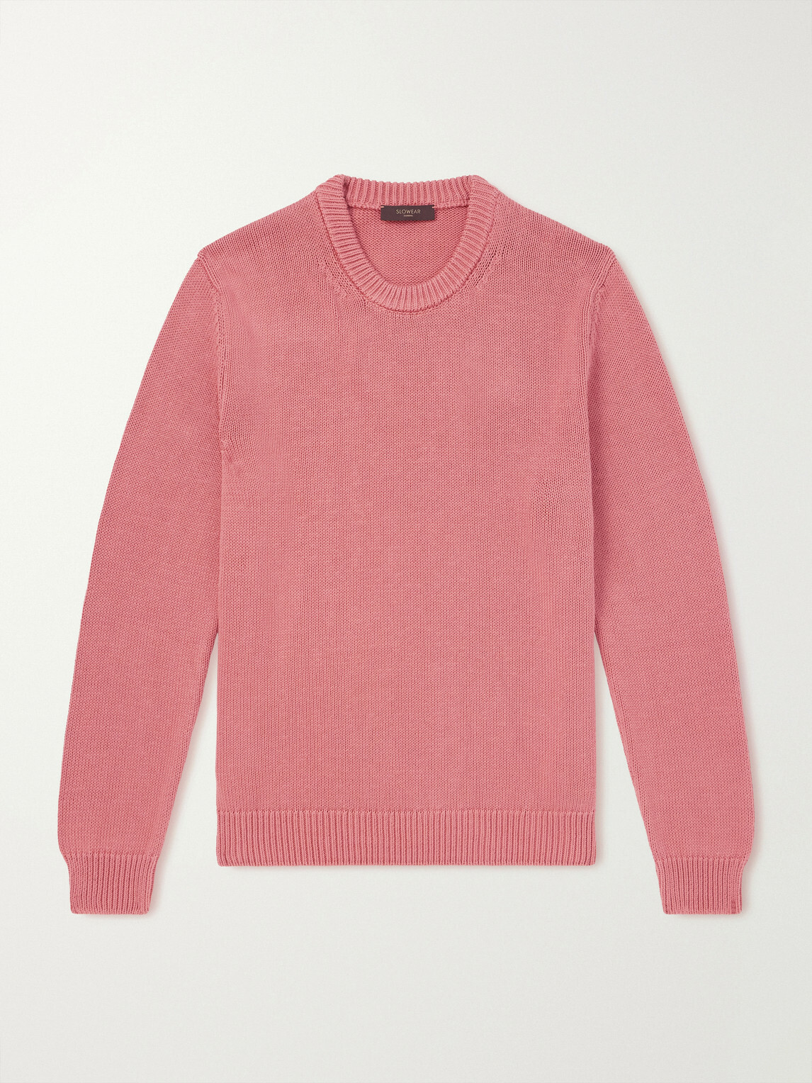 Slowear - Slim-Fit Cotton Sweater - Pink