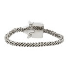 1017 ALYX 9SM Silver Mini Cubix Chain Bracelet