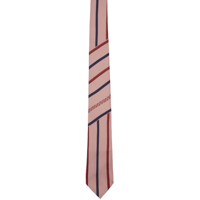 Photo: Fendi Pink Forever Fendi Stripe Tie