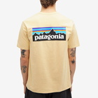 Patagonia Men's P-6 Logo Responsibili-T-Shirt in Beeswax Tan