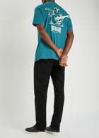 True Religion Vintage Puff Buddha Cotton T-shirt Charcoal