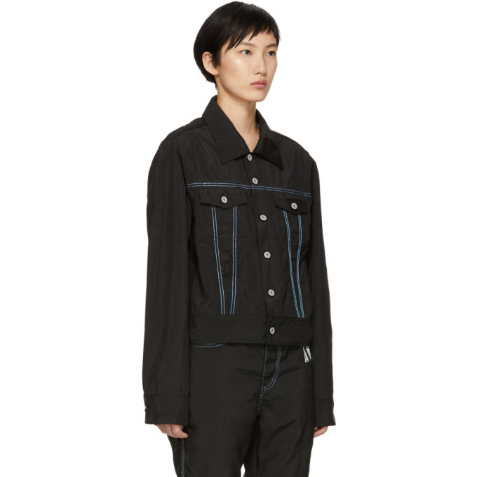 Kanghyuk Black Nylon Airbag Jacket