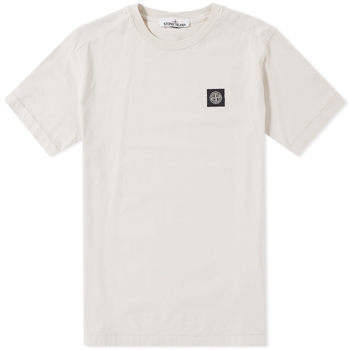 Photo: Stone Island Garment Dyed Patch Logo Tee