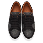 Etro Black Paisley Sneakers