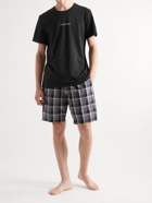 Calvin Klein Underwear - Logo-Print Cotton-Blend Jersey Pyjama Set - Black