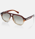 Brunello Cucinelli Paul aviator sunglasses