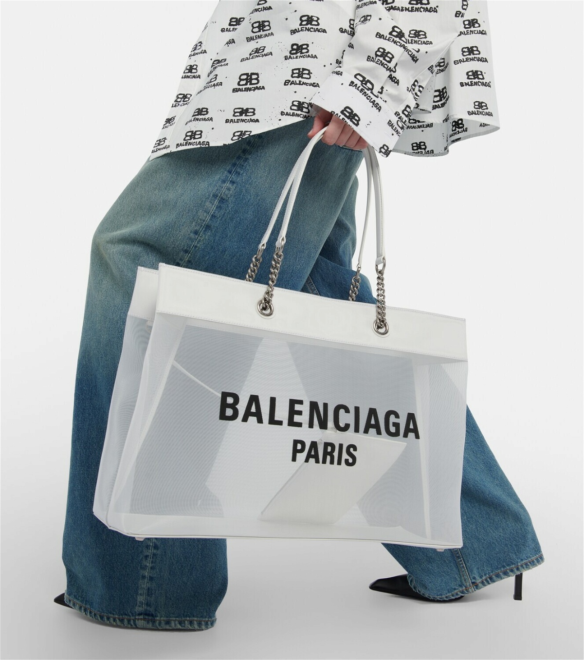 Balenciaga - Duty Free Large mesh tote bag Balenciaga