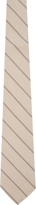 Photo: colbo Beige Striped Tie