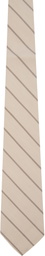 colbo Beige Striped Tie