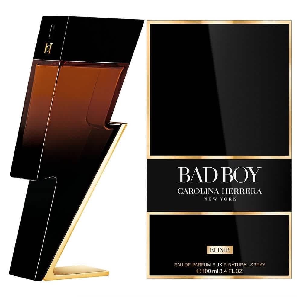 Carolina Herrera Mens Bad Boy Elixir EDP Spray 3.4 oz Fragrances 8411061106297