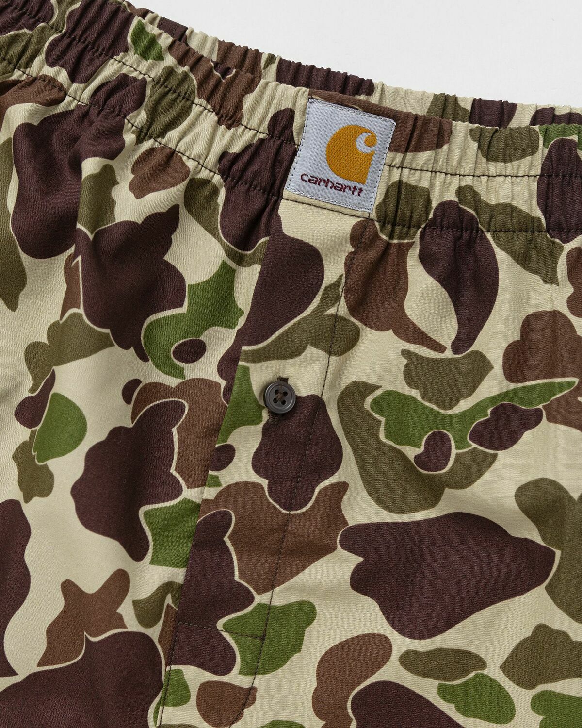 Carhartt Wip Cotton Boxer Green Boxers & Briefs