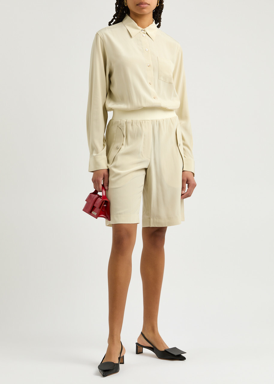 Helmut Lang Silk Shirt Cream