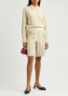 Helmut Lang Silk Shirt Cream