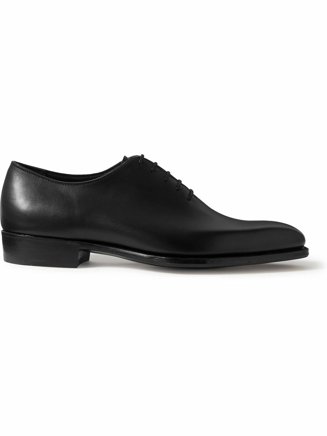 Photo: George Cleverley - Merlin Leather Oxford Shoes - Black