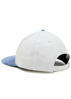 Rhude Rossa Logo-appliquéd Cotton-twill cap - White And Blue - One Size