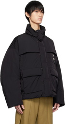 Wooyoungmi Black Zip Down Jacket