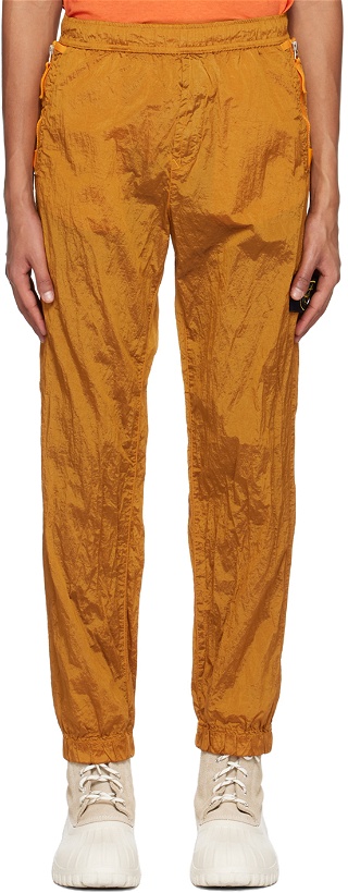 Photo: Stone Island Orange Three-Pocket Sweatpants