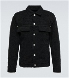 Givenchy - 4G jacquard distressed denim jacket