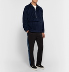 Pop Trading Company - Printed Cotton-Corduroy Half-Zip Jacket - Men - Navy