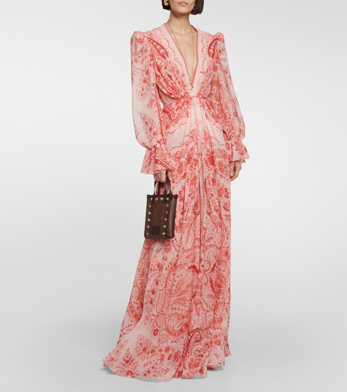 Etro Paisley silk maxi dress Etro