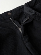 Boglioli - Slim-Leg Garment-Dyed Stretch-Cotton and Modal-Blend Corduroy Suit Trousers - Blue