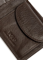 Polo Ralph Lauren Logo Leather Wallet - Brown - One Size
