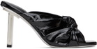 ioannes Black Rococo Sandals