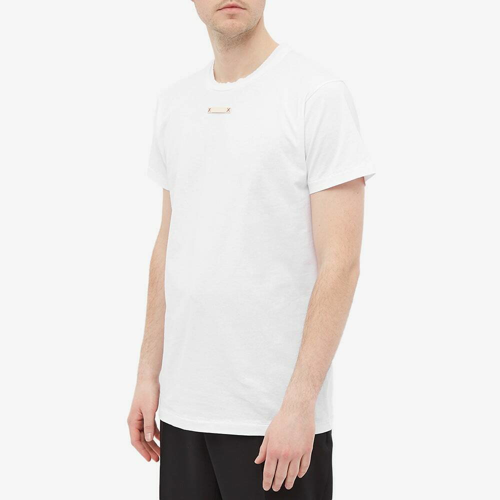 Maison Margiela Men's Name Tag T-Shirt in White