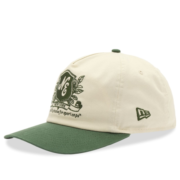 Photo: New Era Washed Graphic 19Twenty Cap in Cream/Green 