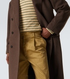 Auralee Double-breasted wool coat
