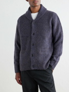 Hartford - Alpaca, Yak, and Wool-Blend Cardigan - Blue