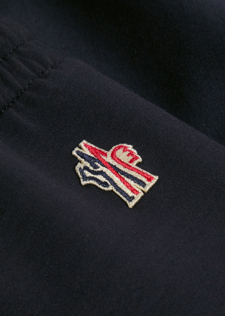Moncler Grenoble Logo-appliquéd Stretch-jersey Sweatpants Navy