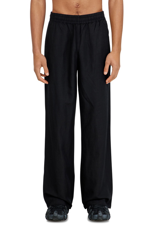 Photo: Diesel Linen-blend pants - Pants - Unisex - Black
