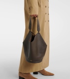 Khaite Lotus Small leather tote