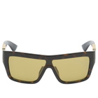 Bottega Veneta Eyewear Bottega Veneta BV1451S Sunglasses in Havana/Yellow 