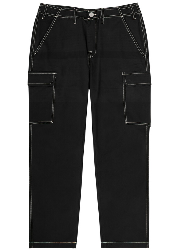 Photo: True Religion Straight-leg Twill Cargo Trousers Black