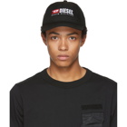 Diesel Black Denim Division Baseball Cap