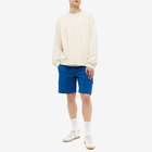 Alexander McQueen Men's Taped Logo Short in Ocean Blue/Mix