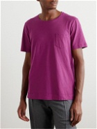 Massimo Alba - Panarea Cotton-Jersey T-Shirt - Purple