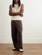 Corridor - Open-Knit Organic Cotton Sweater Vest - Neutrals