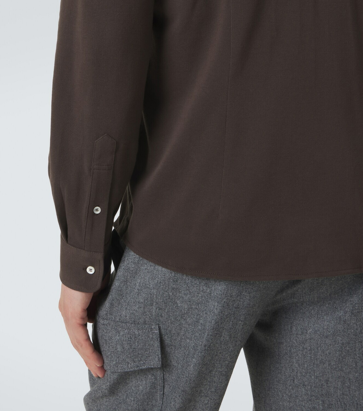 Brunello Cucinelli Cotton piqué shirt