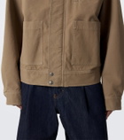 Dries Van Noten Corduroy-trimmed cotton field jacket