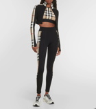 Burberry Burberry Check jersey crop top
