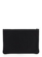 Dolce & Gabbana Grainy Leather And Nylon Pouch