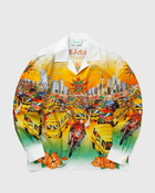 Casablanca Unisex Cuban Collar Long Sleeve Shirt Orange - Mens - Longsleeves