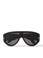 TOM FORD - Bronson Aviator-Style Acetate Sunglasses